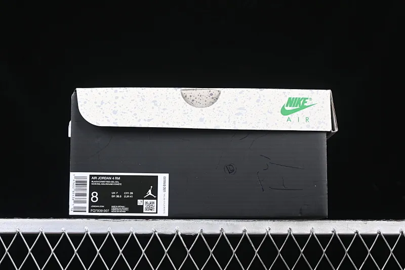 All categories Air Jordan Jordan series basketball shoes Air Jordan 4 Air Jordan 4 "Remastered" AJ4 Joe 4 remake raw rubber white and green FQ7939-007